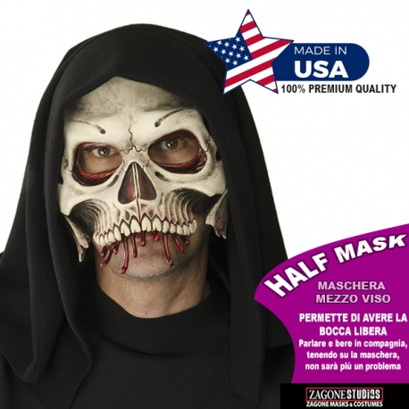 CRANIUM - Maschera professionale in latex \\"HALF MASK\\"