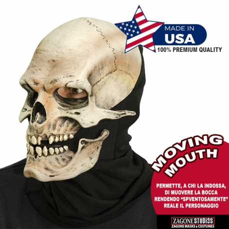 DEATH - Maschera professionale in latex \\"MOVING MOUTH\\"