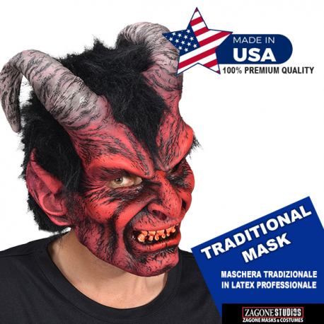 DIABLO - Maschera professionale in latex \\"TRADITIONAL MASK\\"