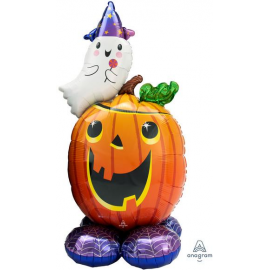 PALLONCINO AIRLOONZ ZUCCA & FANTASMA 142 x 71 cm