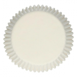 PIROTTINI CUPCAKES-MUFFIN "BIANCHI" PZ.48 - Diametro base 5cm