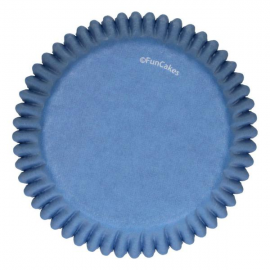 PIROTTINI CUPCAKES-MUFFIN "BLU" PZ.48 - Diametro base 5cm