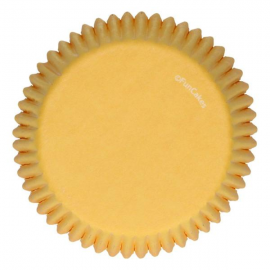 PIROTTINI CUPCAKES-MUFFIN "GIALLI" PZ.48 - Diametro base 5cm