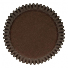 PIROTTINI CUPCAKES-MUFFIN "MARRONI" PZ.48 - Diametro base 5cm