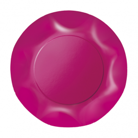 PIATTI PIANI FUCSIA 10 pz. ø 26 cm
