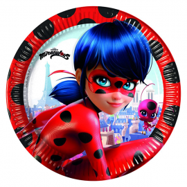 PIATTI MIRACULOUS - LADYBUG CM.23 PZ.8