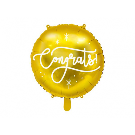 PALLONCINO MYLAR CONGRATS - 35cm