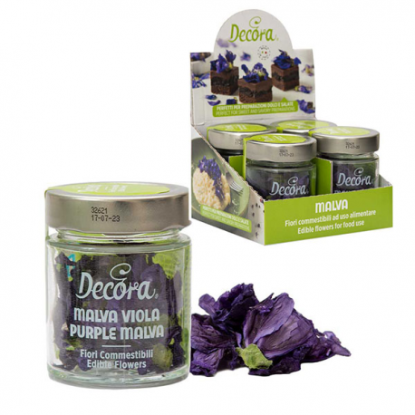 FIORI EDULI MALVA 1g (Fiori commestibili - MALVA VIOLA)