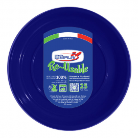 PIATTI FONDI BLU PZ.25 - ø 20,5 cm