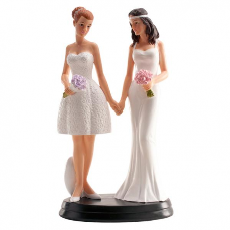 CAKE TOPPER SPOSI ROMANTICI \\"LEI & LEI\\" 20cm