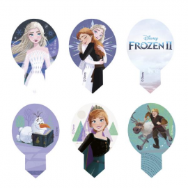 MINI CIALDE \\"DEKORAPIN\\" FROZEN II - 20 disegni 6,5x4cm
