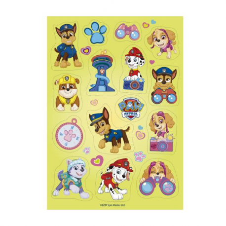 MINI CIALDE \\"CUT-OUTS\\" PAW PATROL - 15 disegni