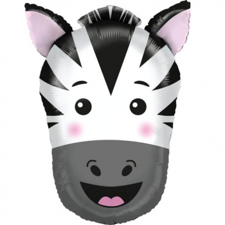 PALLONCINO ZEBRA FOIL SUPERSHAPE 74cm