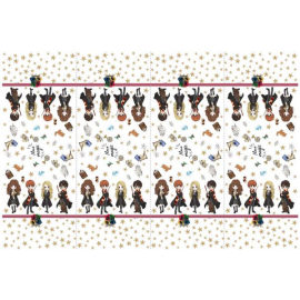 TOVAGLIA HARRY POTTER \\"I LOVE MAGIC\\" IN PLASTICA 137 x 213cm