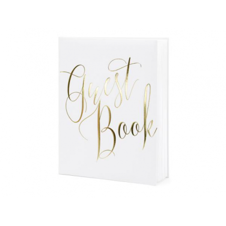 GUESTBOOK MATRIMONIO ORO - Libro degli ospiti 22 pagine 20x24,5 cm