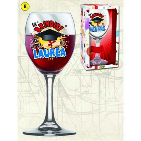 CALICE LAUREA h.19 cm CON SCATOLA REGALO