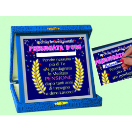 TARGA 1° PREMIO PENSIONATA DA PERSONALIZZARE