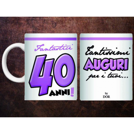 TAZZA 40 ANNI