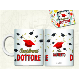 TAZZA LAUREA DOTTORE