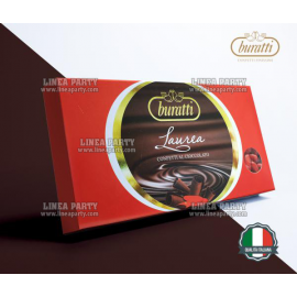 CONFETTI AL CIOCCOLATO FORMA CUORE ROSSI KG.1 - Prestige