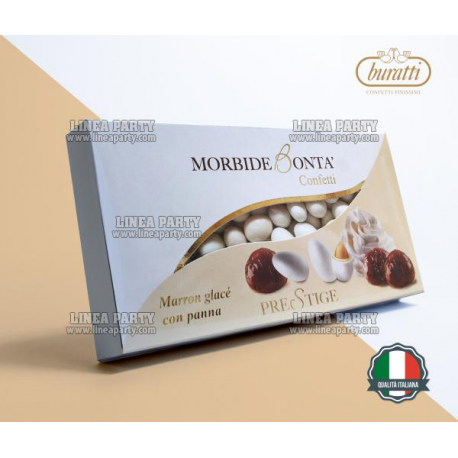 CONFETTI TENEREZZE AL MARRON GLACE' CON PANNA GR.500 - Prestige