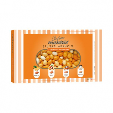 CONFETTI TENEREZZE SFUMATI ARANCIONE KG.1 - Maxtris