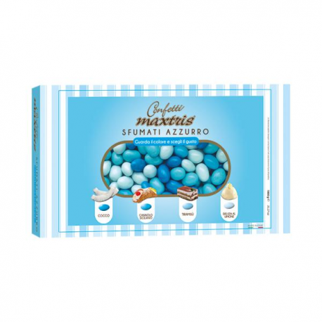 CONFETTI TENEREZZE SFUMATI AZZURRO KG.1 - Maxtris