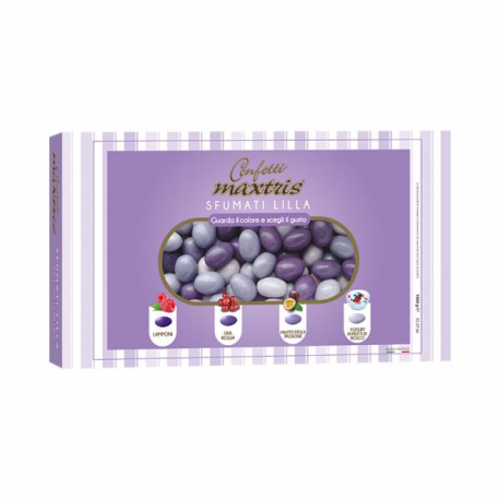 CONFETTI TENEREZZE SFUMATI LILLA KG.1 - Maxtris