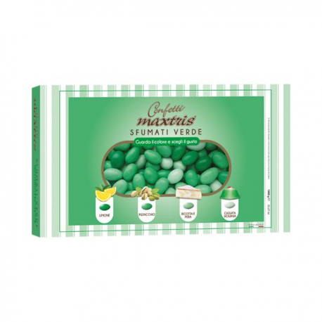 CONFETTI TENEREZZE SFUMATI VERDE KG.1 - Maxtris