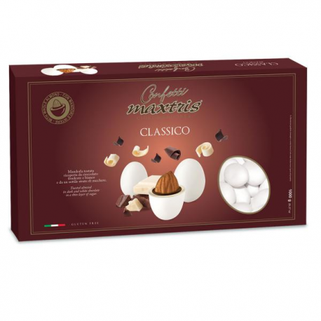 CONFETTI TENEREZZE CIOCCOLATO BIANCHI KG.1 - Maxtris