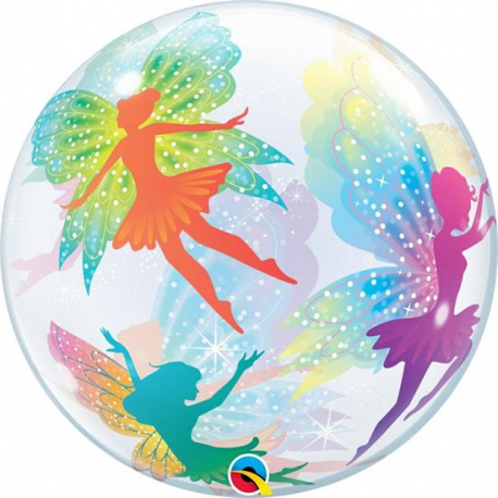 PALLONCINO BUBBLE FATINE & SPARKLES ø 56cm