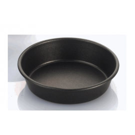 FORMINA TONDA LISCIA CON BORDO cm 8x2 - Antiaderente