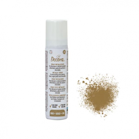 COLORANTE SPRAY ORO METALLIZZATO 75ml