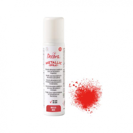 COLORANTE SPRAY ROSSO METALLIZZATO 75ml