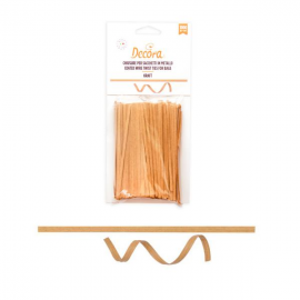 LACCETTI PER CHIUSURA SACCHETTI - KRAFT 1000pz.