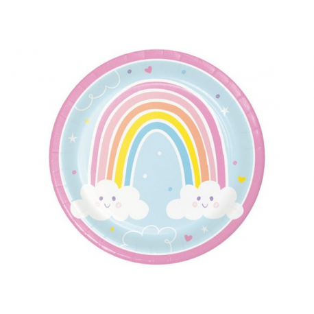 PIATTI HAPPY RAINBOW CM.23 PZ.8