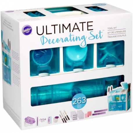 WILTON ULTIMATE DECORATING SET - VALIGETTA CON 263 ATTREZZI DECORATIVI