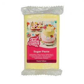 PASTA DI ZUCCHERO FunCakes GIALLO PASTELLO 250gr