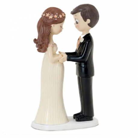 CAKE TOPPER SPOSI - SPOSA INCINTA 21cm