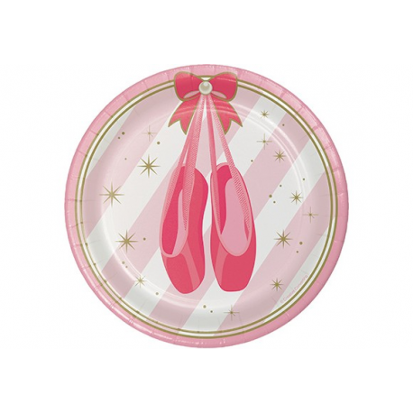 PIATTINI BALLERINA 18cm - 8 Pz.