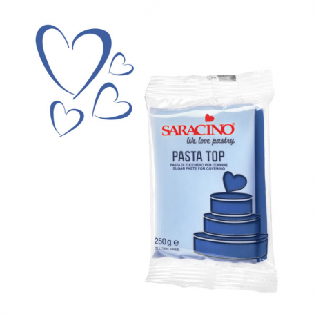 PASTA DI ZUCCHERO Saracino TOP BLU SCURO - Da copertura - 250g