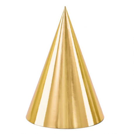CAPPELLINI ORO METALLIZZATI - 6 Pezzi