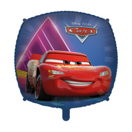 PALLONCINO CARS QUADRATO FOIL STANDARD ø 45cm