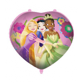 PALLONCINO PRINCIPESSE CUORE ABBRACCIO FOIL STANDARD ø 45cm