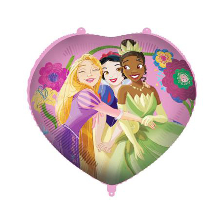 PALLONCINO PRINCIPESSE CUORE ABBRACCIO FOIL STANDARD ø 45cm
