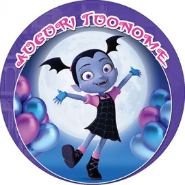 Cialda personalizzata Vampirina tonda (stampa su fibra alimentare)