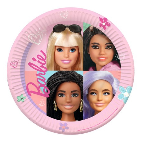 PIATTI BARBIE CM.23 PZ.8