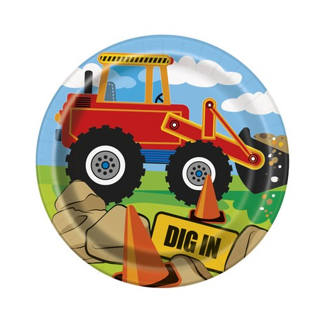 PIATTINI COSTRUZIONI RUSPA/CAMION 18cm - 8 Pz.