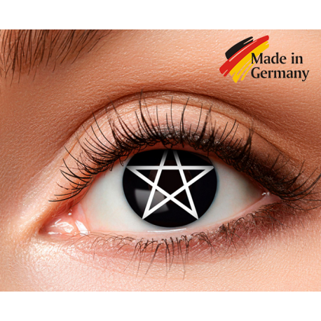 LENTI A CONTATTO \\"PENTAGRAM\\" 14mm SETTIMANALI - Halloween o Carnevale