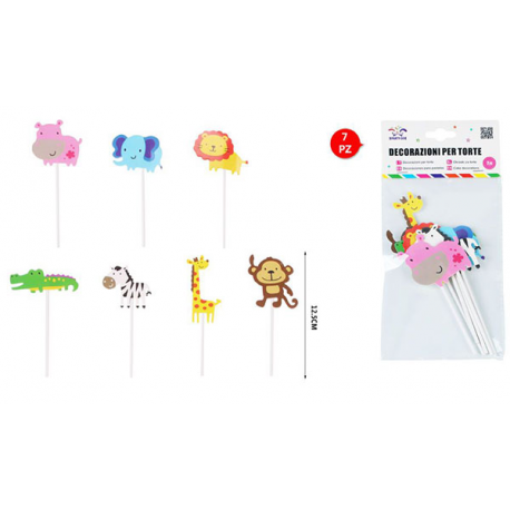 CAKE TOPPER \\"ANIMALI GIUNGLA\\"